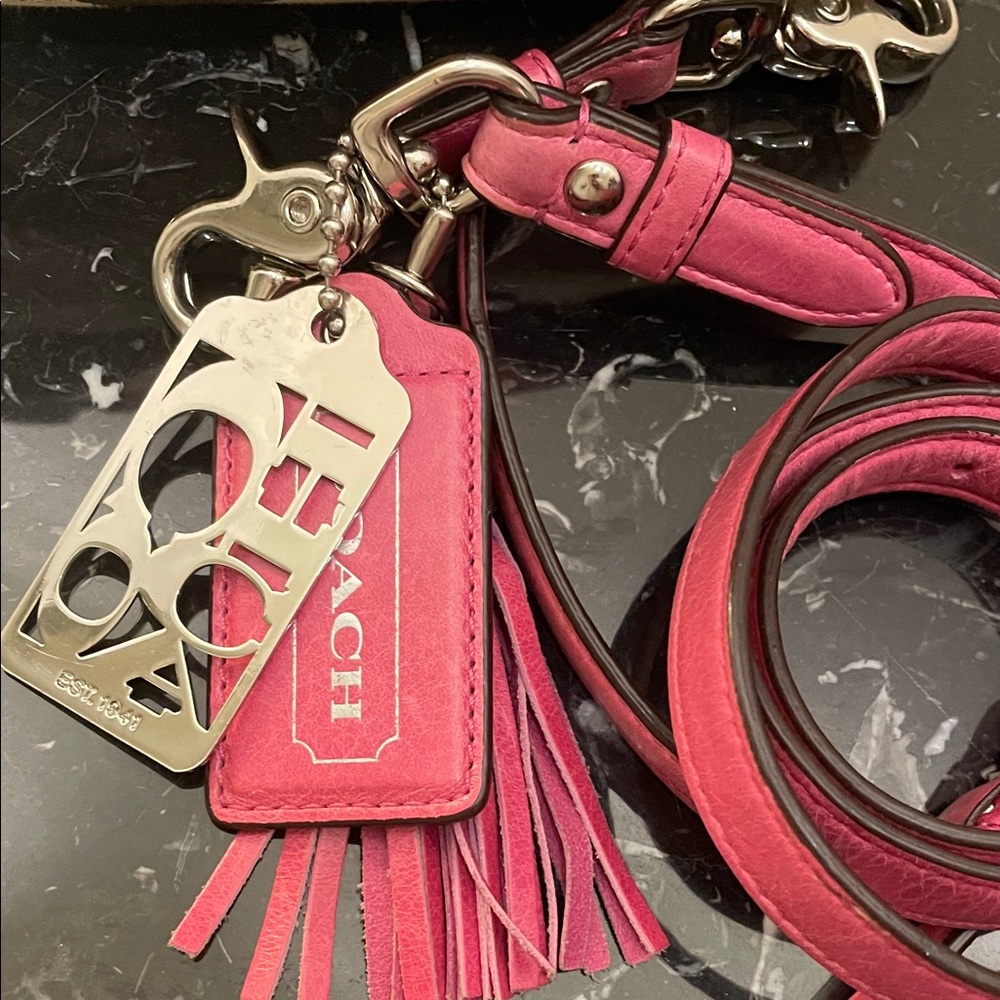 Coach Willis Pink & Brown 70th Anniversary Crossbody In Leather & Signature - Picture 3 of 13